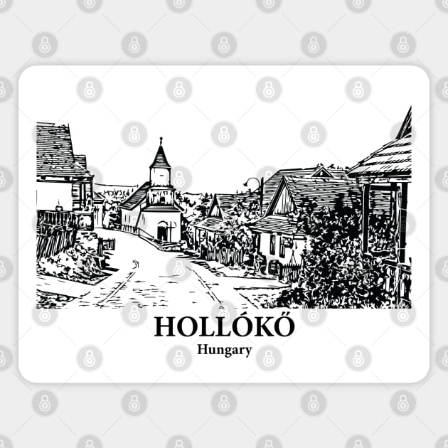 Hollókő - Hungary Magnet by Lakeric